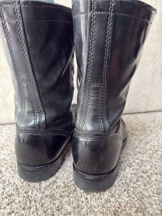 Vintage Corcoran 1500 Black Leather Jump Boots Mens 9 EE Made in USA 10\